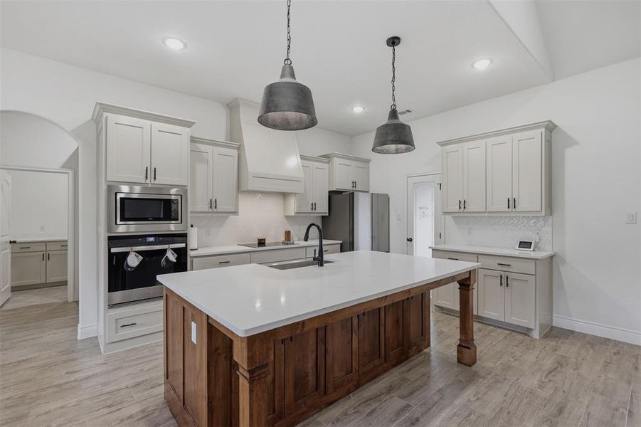 Furnished interior view inside a new home in The Ranches at Valley View, Springtown (Image 11).