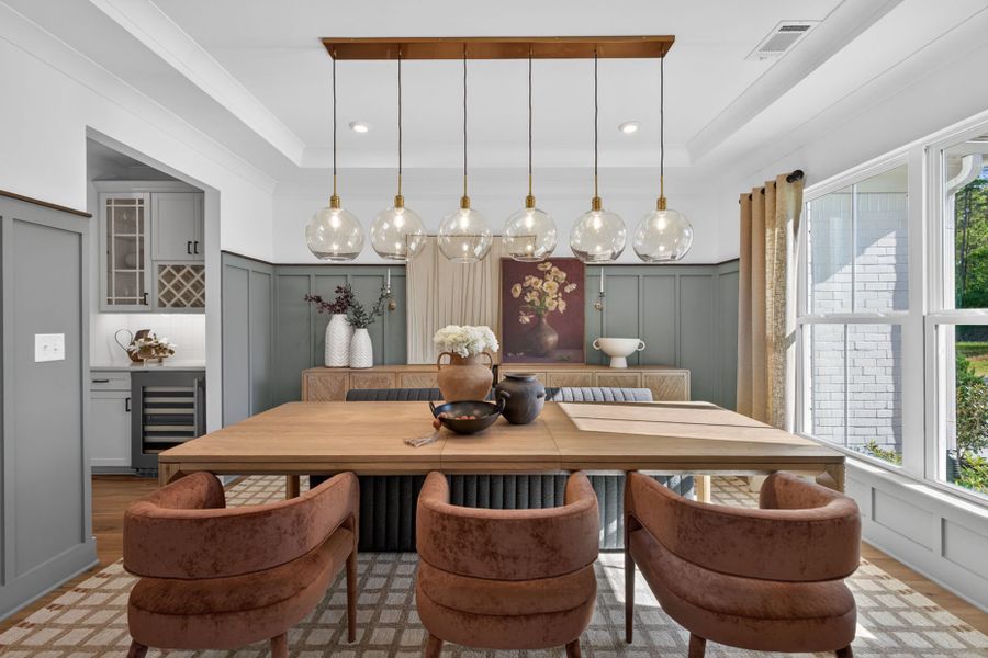 Representative furnished interior of a home built from the Riverton by Pulte Homes in Riversprings, Dacula (Image 55).