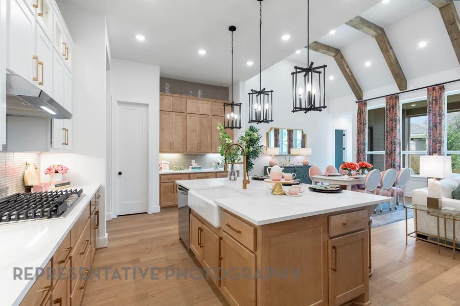 Furnished interior view inside a new home in 6 Creeks at Waterridge: 60ft. lots, Kyle (Image 15). Furnished interior view inside a new home in 6 Creeks at Waterridge: 60ft. lots, Kyle (Image 15).