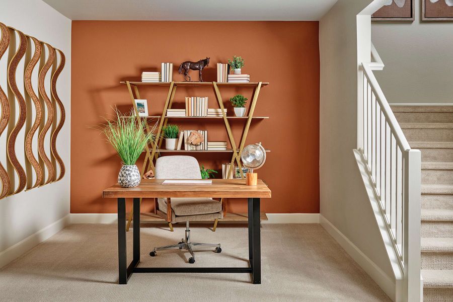 Representative furnished interior of a home built from the 3 by Tri Pointe Homes in Sugar Mill Village, Longmont (Image 25).