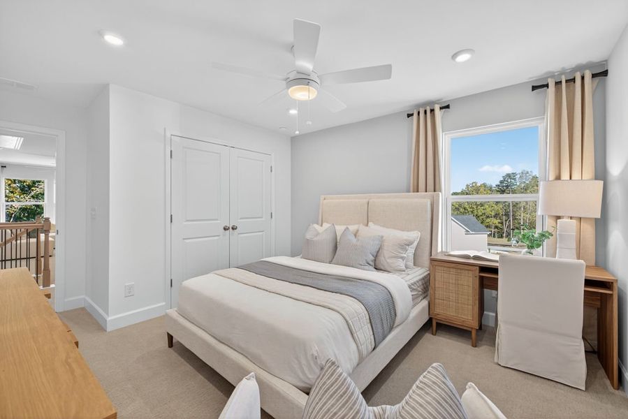 Representative furnished interior of a home built from the Hampton by Pulte Homes in Watermist at Mirror Lake, Villa Rica (Image 11).