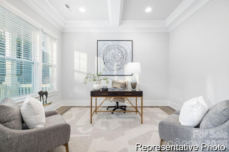Furnished interior view inside a new home in Heritage Hall, Statesville (Image 16).