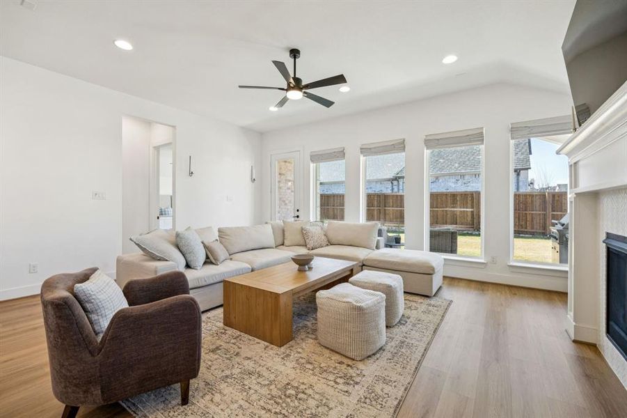 Furnished interior view inside a new home in , Fort Worth (Image 6).