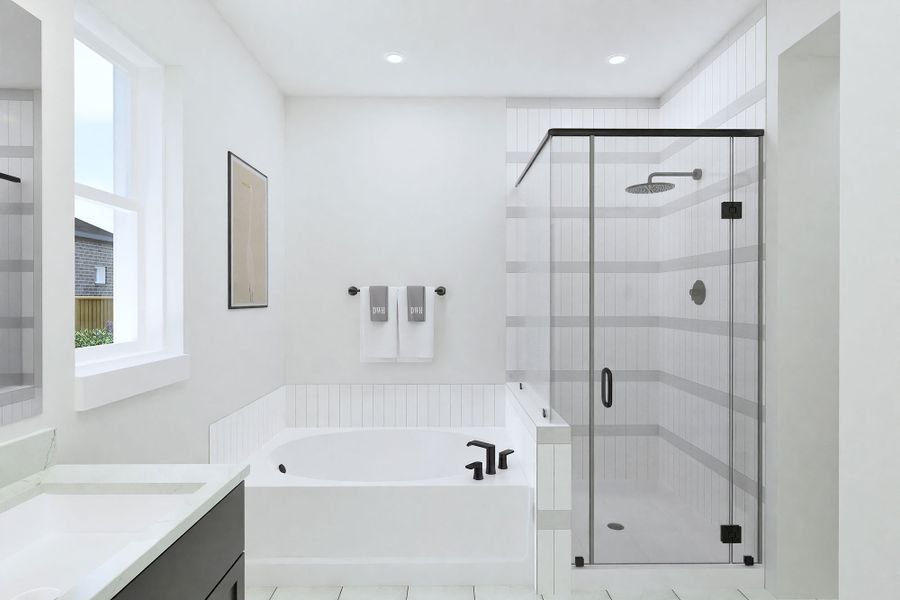 The Dahlia - Optional Slide In Shower w/ Tub The Dahlia - Optional Slide In Shower w/ Tub