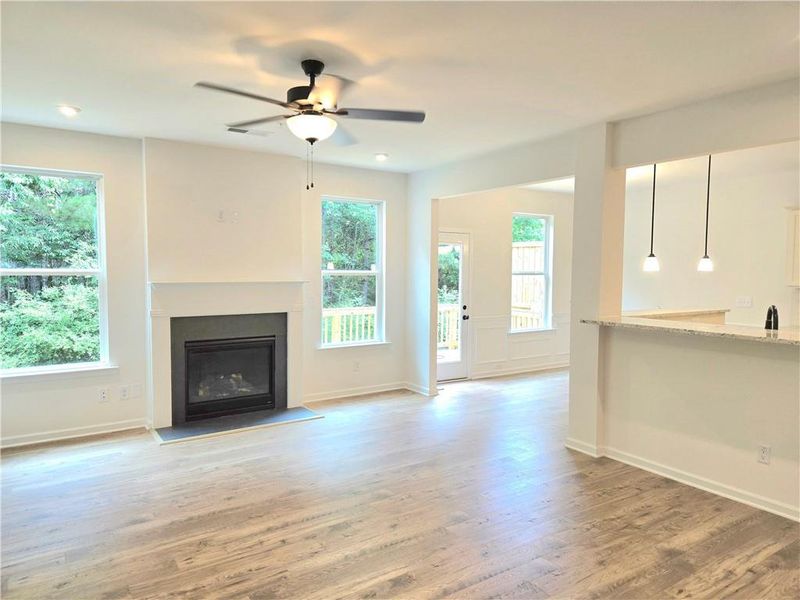 Spacious, unfurnished interior of a new home in Park View Reserve, Mableton (Image 11). Spacious, unfurnished interior of a new home in Park View Reserve, Mableton (Image 11).