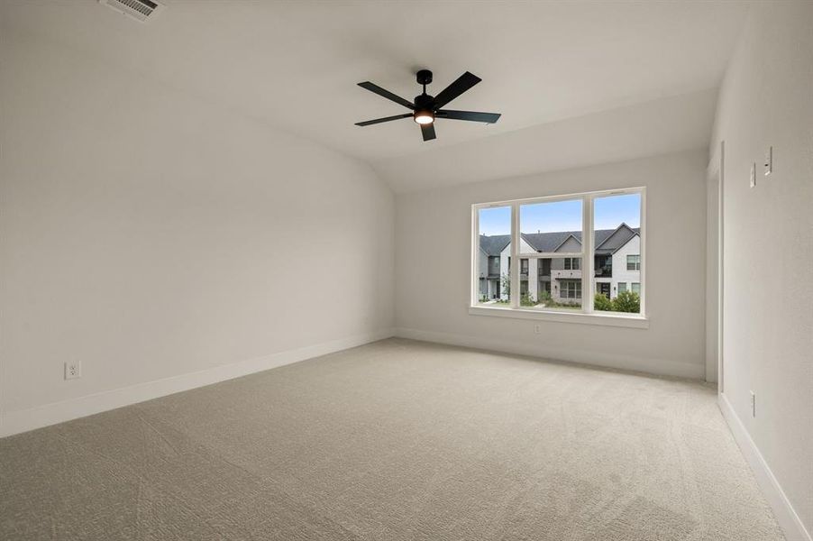 This dreamy owner's bedroom offers plenty of space and natural light. This dreamy owner's bedroom offers plenty of space and natural light.