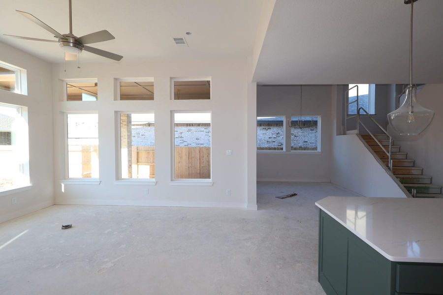 In-progress construction of a new home in Grand Central Park 55' Homesites, Conroe, TX (Image 9). In-progress construction of a new home in Grand Central Park 55' Homesites, Conroe, TX (Image 9).