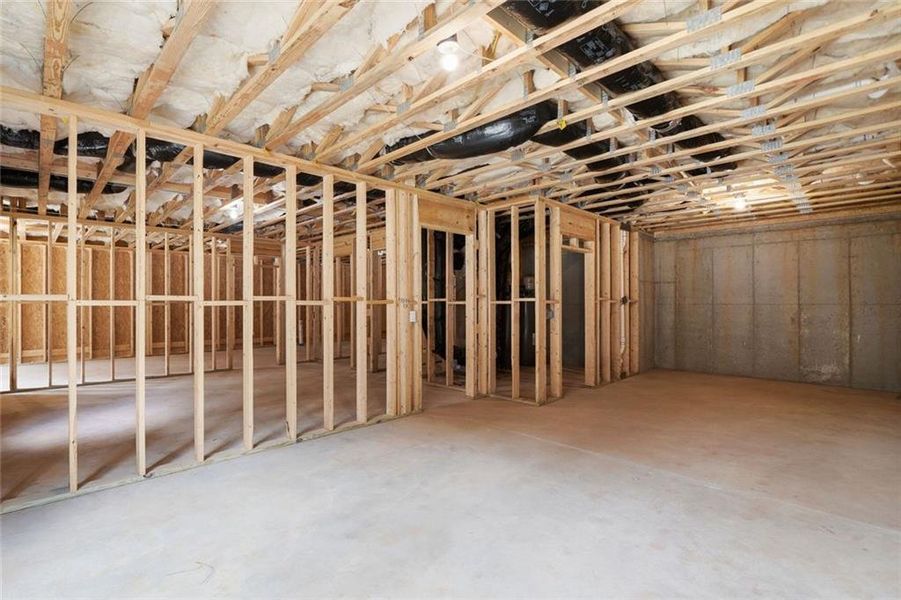 In-progress construction of a new home in , Dawsonville, GA (Image 59).