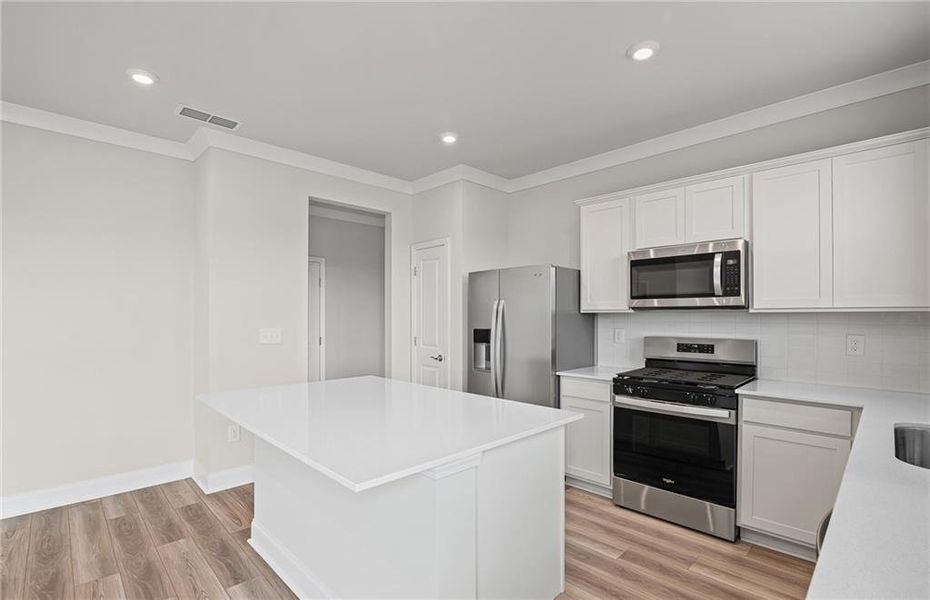 Furnished interior view inside a new home in Overland, Locust Grove (Image 6).