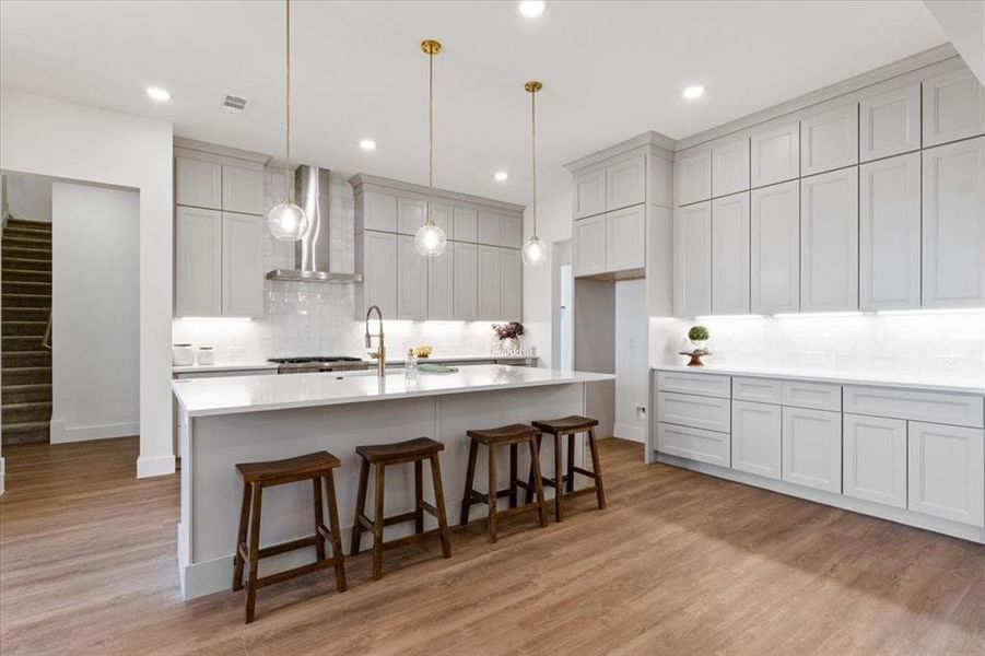 Furnished interior view inside a new home in , Justin (Image 7).