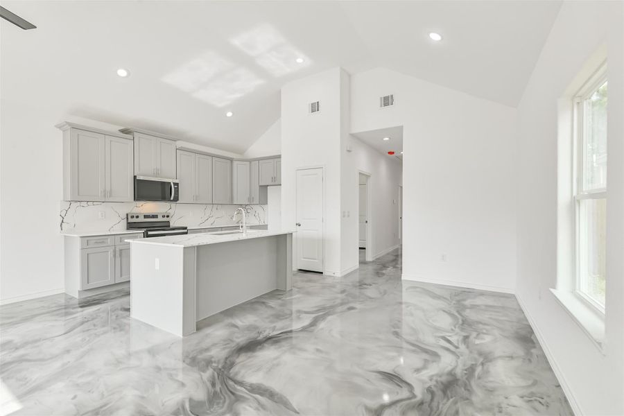 Furnished interior view inside a new home in , Montgomery (Image 11). Furnished interior view inside a new home in , Montgomery (Image 11).