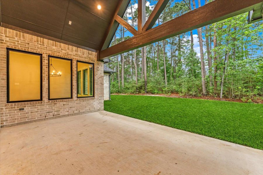 Exterior details and patio area of a home in , Huntsville (Image 29). Exterior details and patio area of a home in , Huntsville (Image 29).