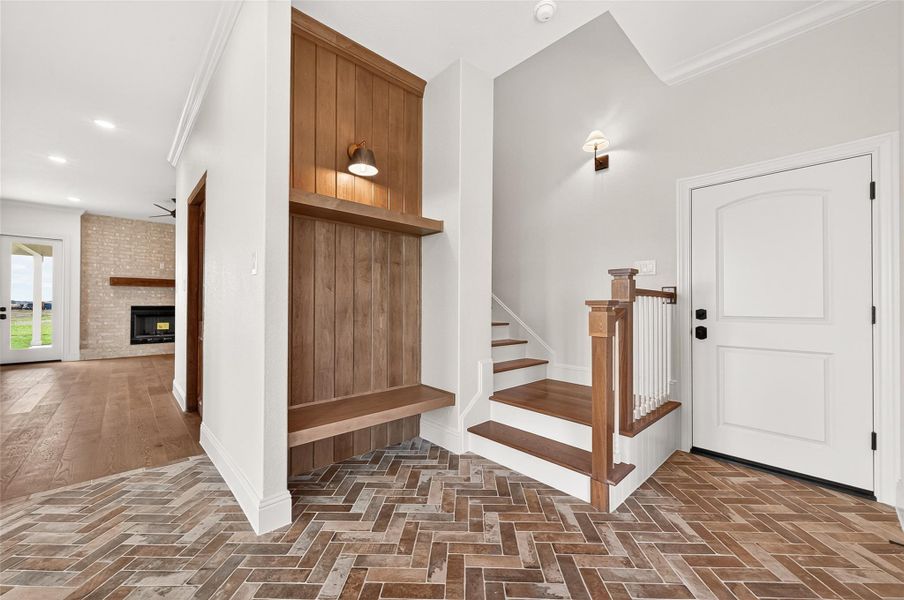 Beautiful foyer right as you enter through the front door