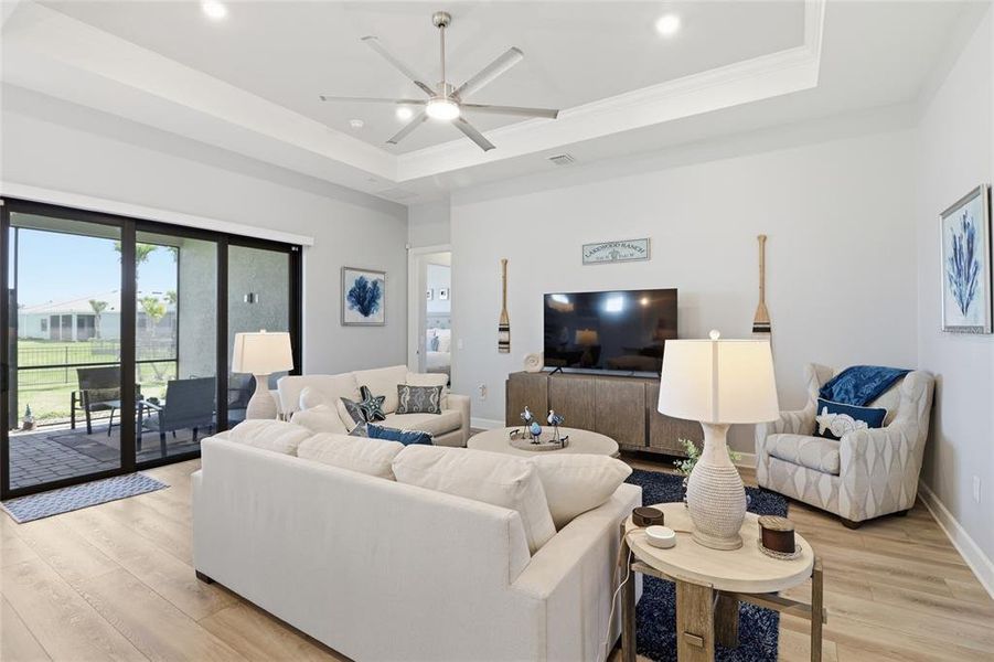 Furnished interior view inside a new home in , Lakewood Ranch (Image 17). Furnished interior view inside a new home in , Lakewood Ranch (Image 17).