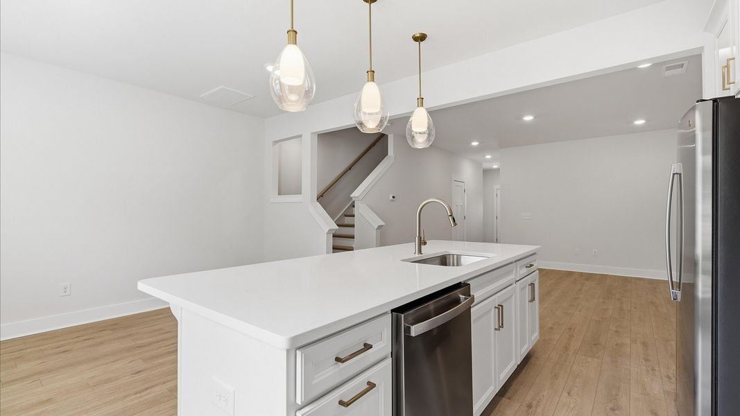 Furnished interior view inside a new home in Gresham Station, Simpsonville (Image 14).