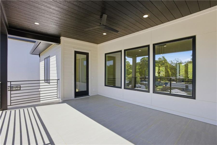 Exterior details and patio area of a home in , Duluth (Image 39).