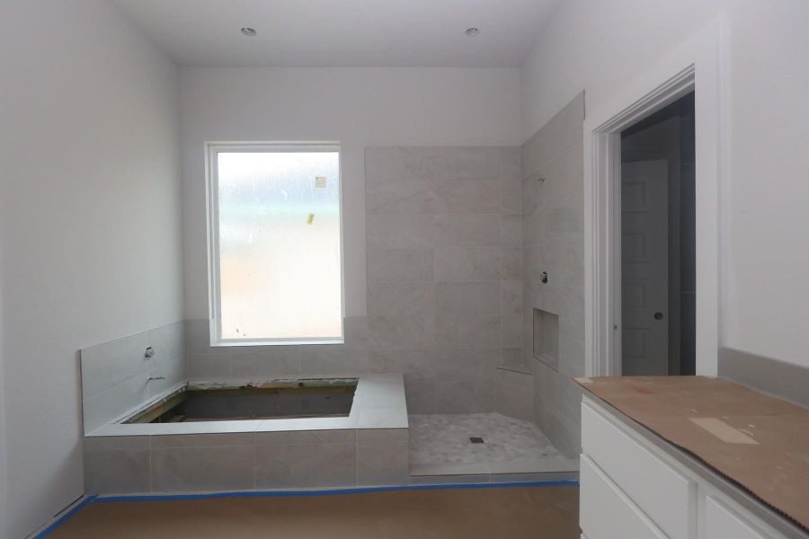 In-progress construction of a new home in Clopton Farms, Montgomery, TX (Image 10).