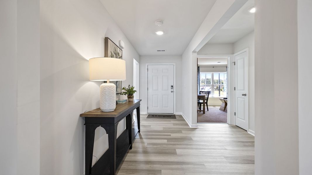 Representative furnished interior of a home built from the Aria by D.R. Horton in Rocky River Ridge, Anderson (Image 5).
