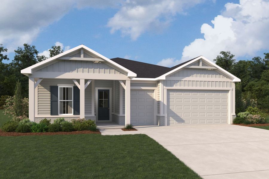 Representative exterior photo of a completed home built from the Thomas by Mattamy Homes in RiverTown, St. Johns, FL (Image 3).