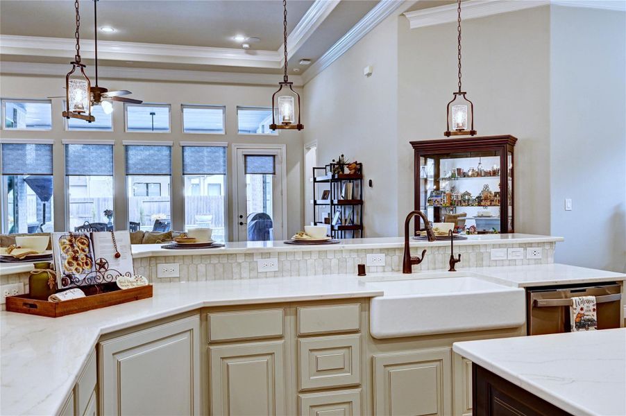 Furnished interior view inside a new home in Artavia 70′, Conroe (Image 10).