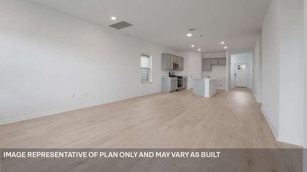 Spacious, unfurnished interior of a new home in Prairie Lakes, Buda (Image 11).