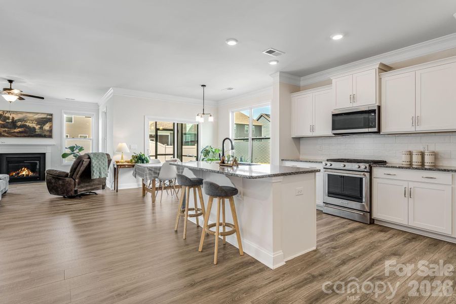 Furnished interior view inside a new home in Cantrell Hills, Hendersonville (Image 9). Furnished interior view inside a new home in Cantrell Hills, Hendersonville (Image 9).