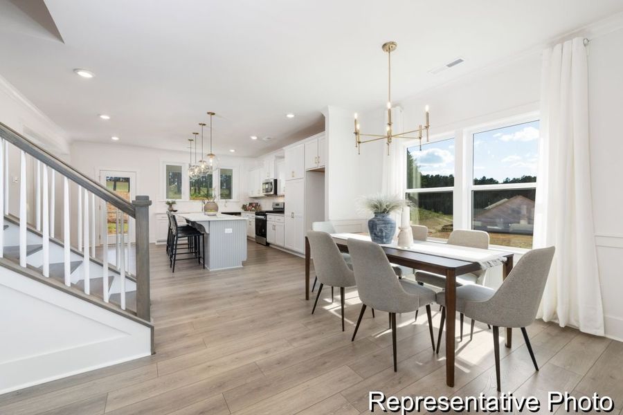 Furnished interior view inside a new home in Morrow Brook, Albemarle (Image 6).