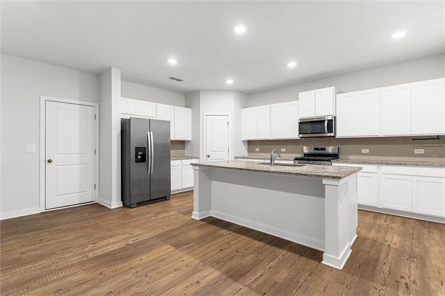 Furnished interior view inside a new home in , Grayson (Image 15).