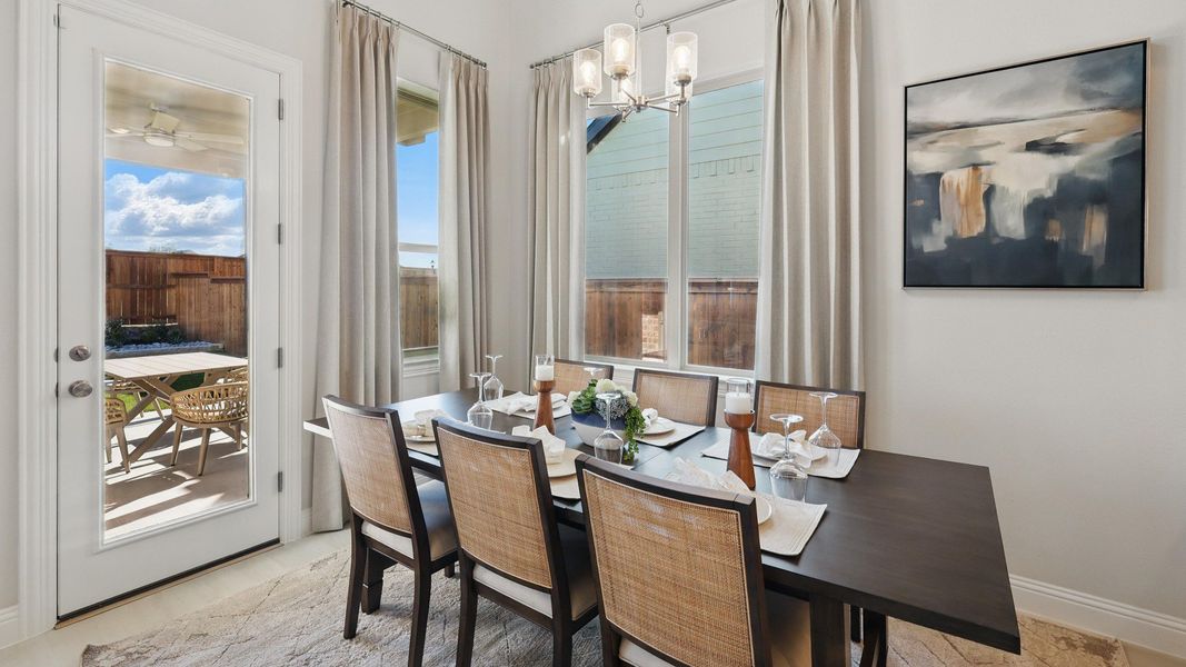 Representative furnished interior of a home built from the Magnolia by Brightland Homes in Green Meadows Premier, Celina (Image 10). Representative furnished interior of a home built from the Magnolia by Brightland Homes in Green Meadows Premier, Celina (Image 10).