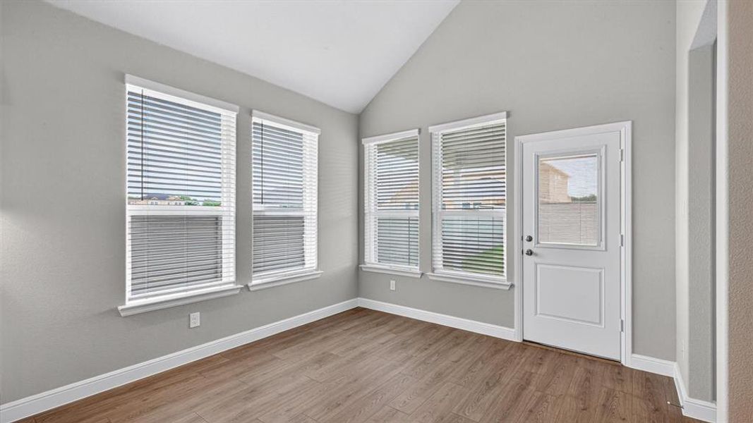 Spacious, unfurnished interior of a new home in Treeline, Justin (Image 24).