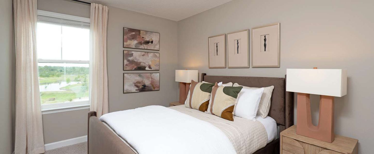 Representative furnished interior of a home built from the Palm by Ashton Woods in Montague Chase, Tampa (Image 12).