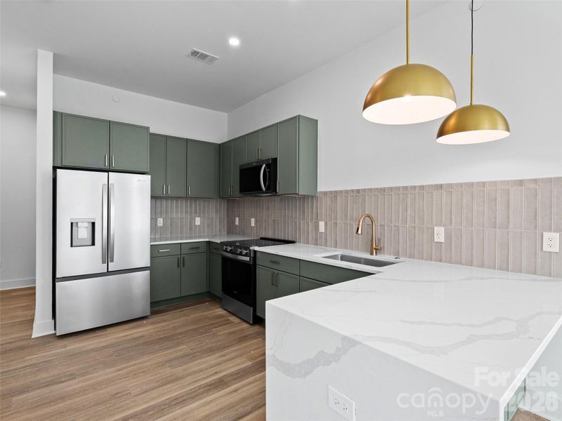 Furnished interior view inside a new home in , Asheville (Image 12).