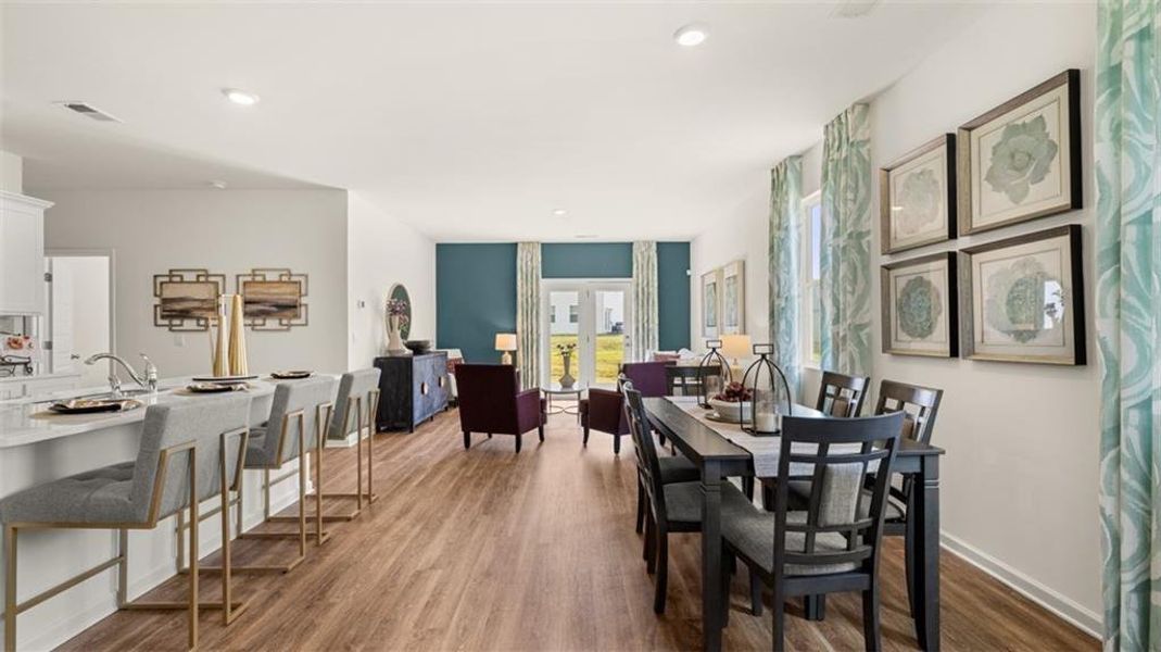 Furnished interior view inside a new home in Shoal Creek, Hampton (Image 20).
