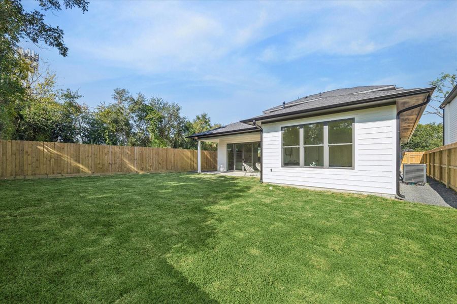 Exterior details and patio area of a home in , Houston (Image 22). Exterior details and patio area of a home in , Houston (Image 22).