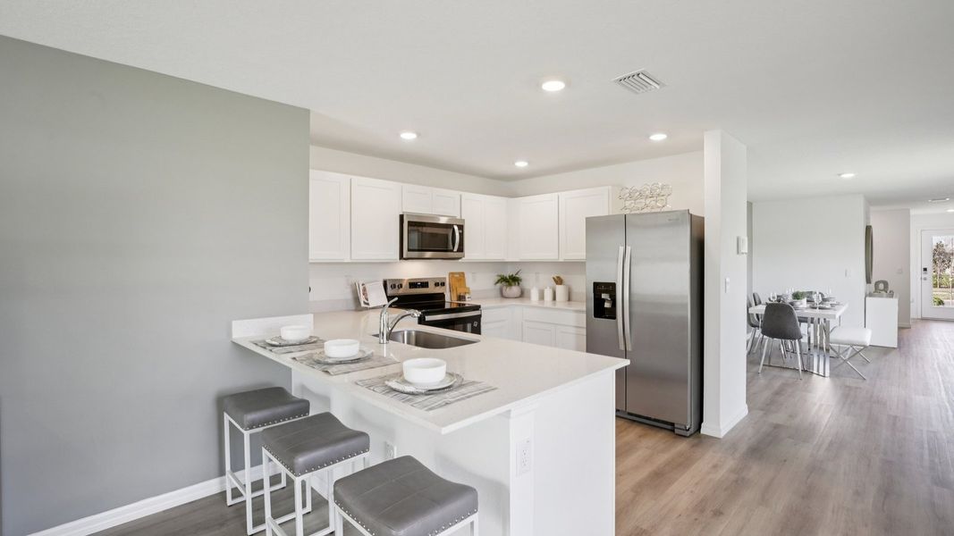 Furnished interior view inside a new home in Berry Bay, Wimauma (Image 12).