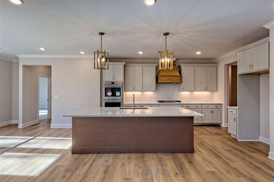 Furnished interior view inside a new home in , Clarkesville (Image 6).