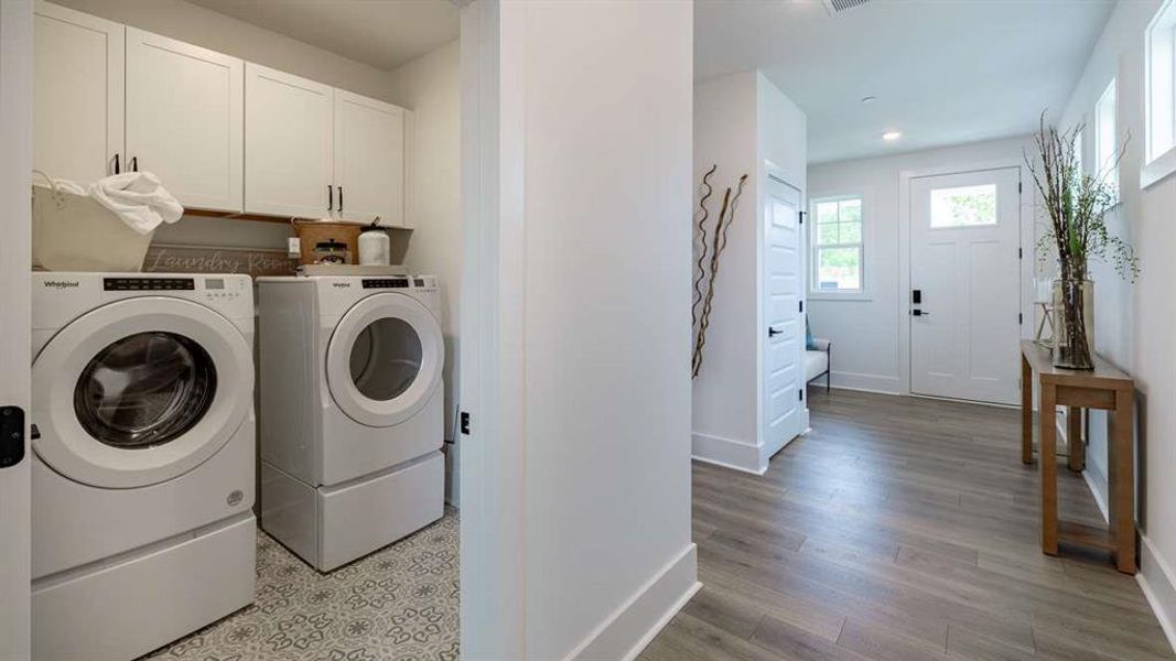 Furnished interior view inside a new home in The Village at Sandy Plains, Marietta (Image 5).