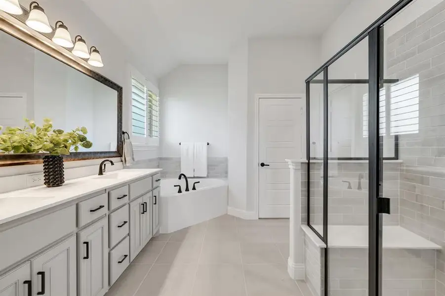 Furnished interior view inside a new home in Lovers Landing, Forney (Image 5).