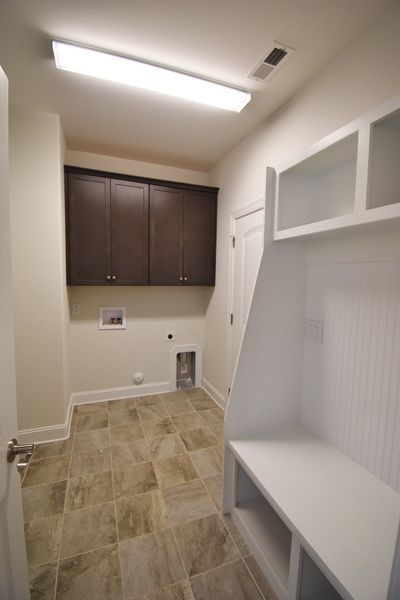 Representative furnished interior of a home built from the Cambridge by Keystone Homes NC in Weybridge, Burlington (Image 30).