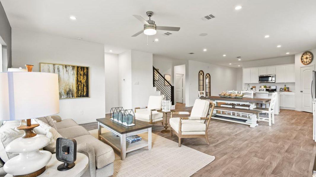 Furnished interior view inside a new home in Lake Conroe Cove, Willis (Image 14).