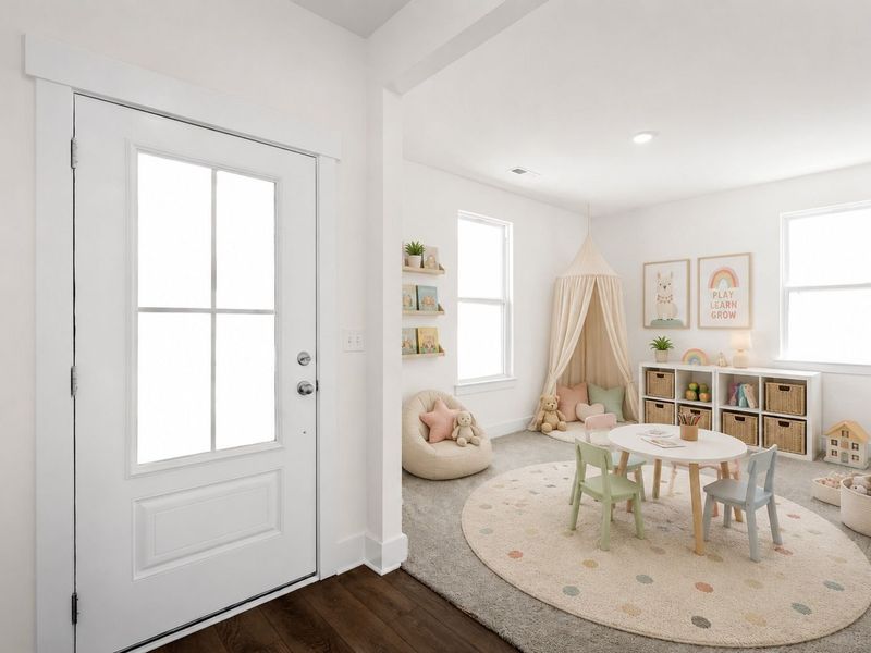 Furnished interior view inside a new home in Woods Crossing, Gallatin (Image 4).