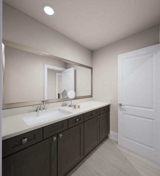 Representative furnished interior of a home built from the Magnolia by Tri Pointe Homes in The Retreat at Harvest, Argyle (Image 17).