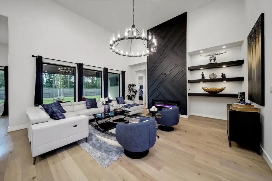 Furnished interior view inside a new home in ARTAVIA, Conroe (Image 9).