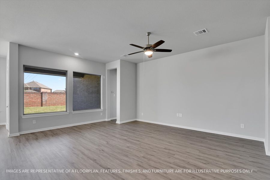 Spacious, unfurnished interior of a new home in Sunterra 50s, Katy (Image 22).