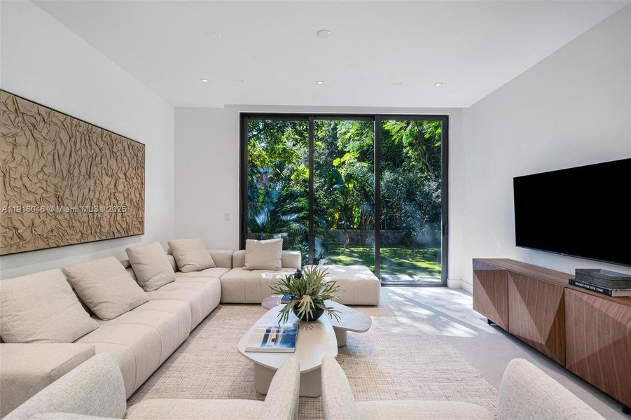 Furnished interior view inside a new home in , Miami (Image 39). Furnished interior view inside a new home in , Miami (Image 39).