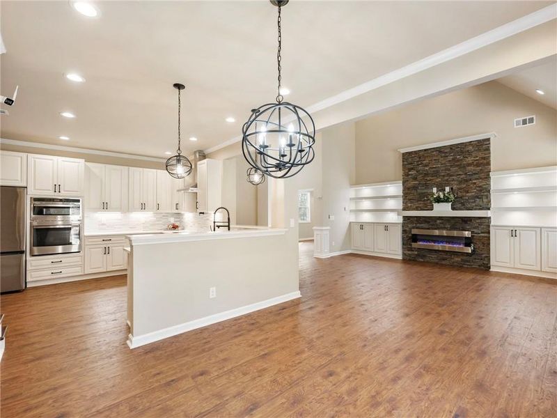 Furnished interior view inside a new home in , Winder (Image 9).