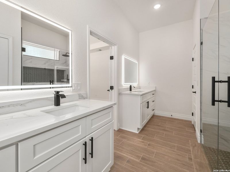 Furnished interior view inside a new home in , Elmendorf (Image 9).