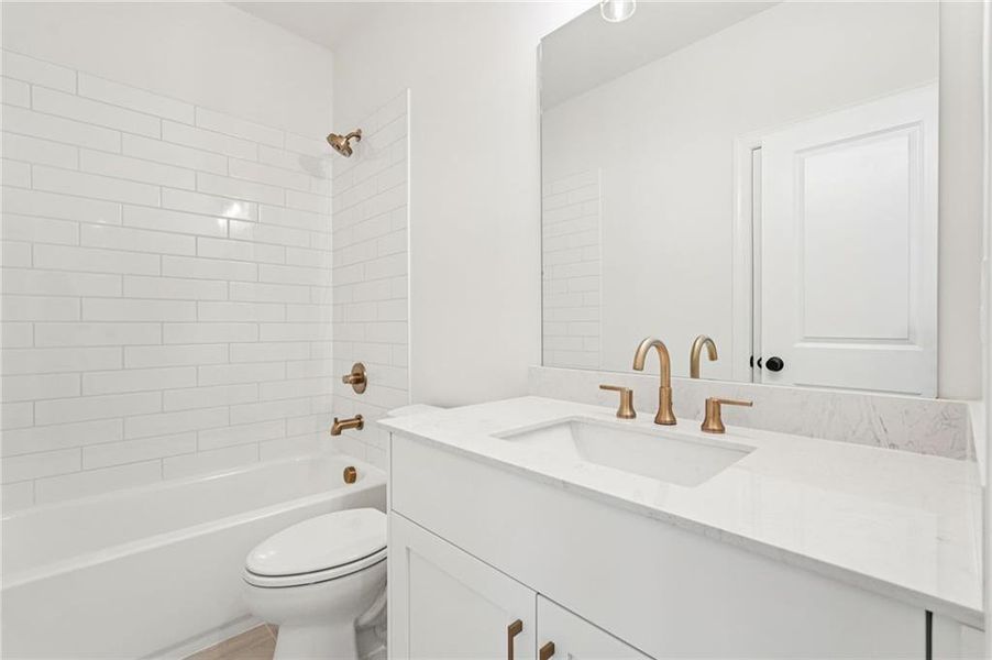 Furnished interior view inside a new home in Promenade at Sawnee Village, Cumming (Image 5).