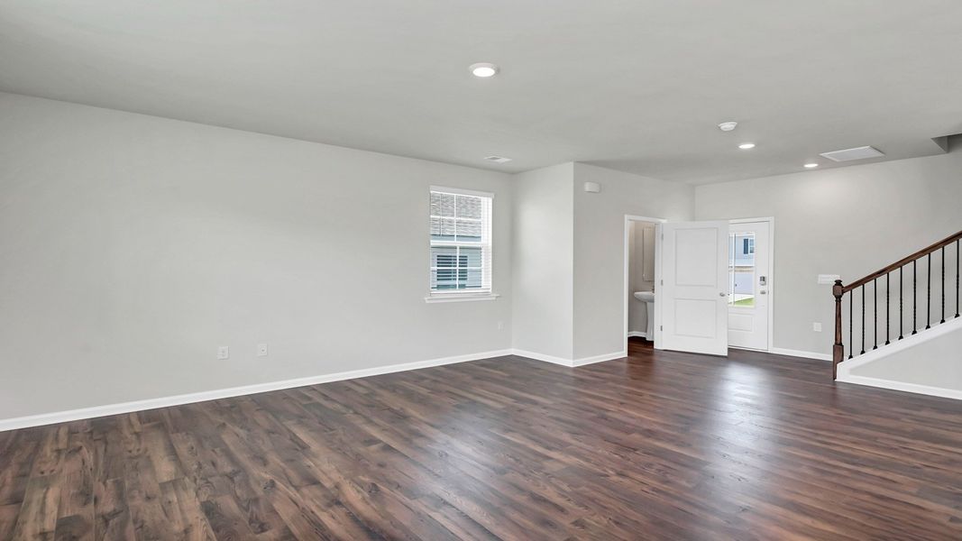 Representative unfurnished interior of a home built from the AISLE by D.R. Horton in Livingston Woods, Irmo (Image 17).