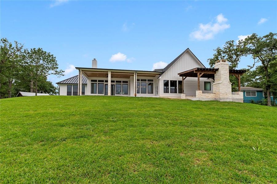 Exterior details and patio area of a home in , Caney City (Image 24). Exterior details and patio area of a home in , Caney City (Image 24).